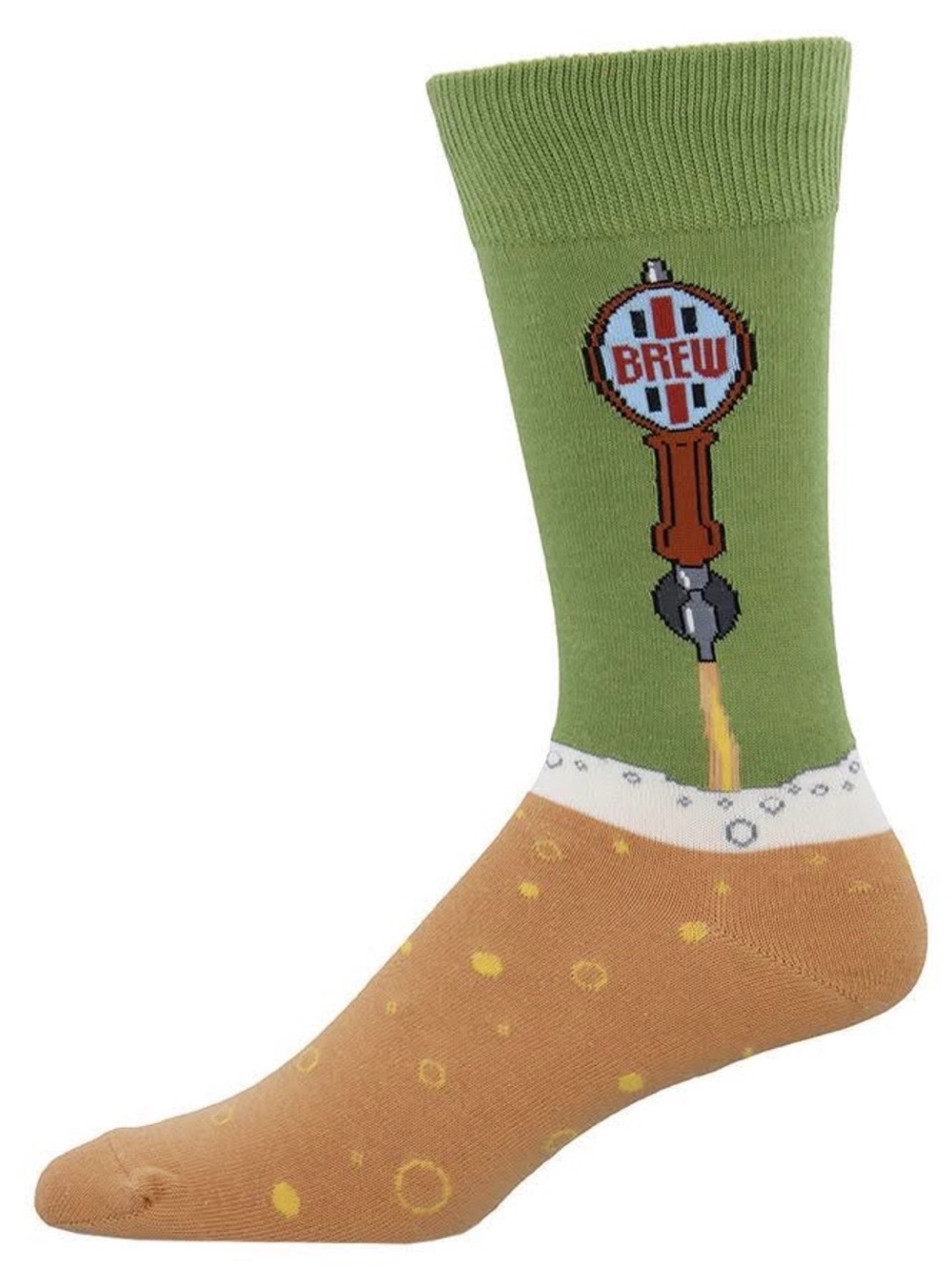 NEW Socksmith Beer Tap Brew Novelty Crew Socks – Men’s 10-13